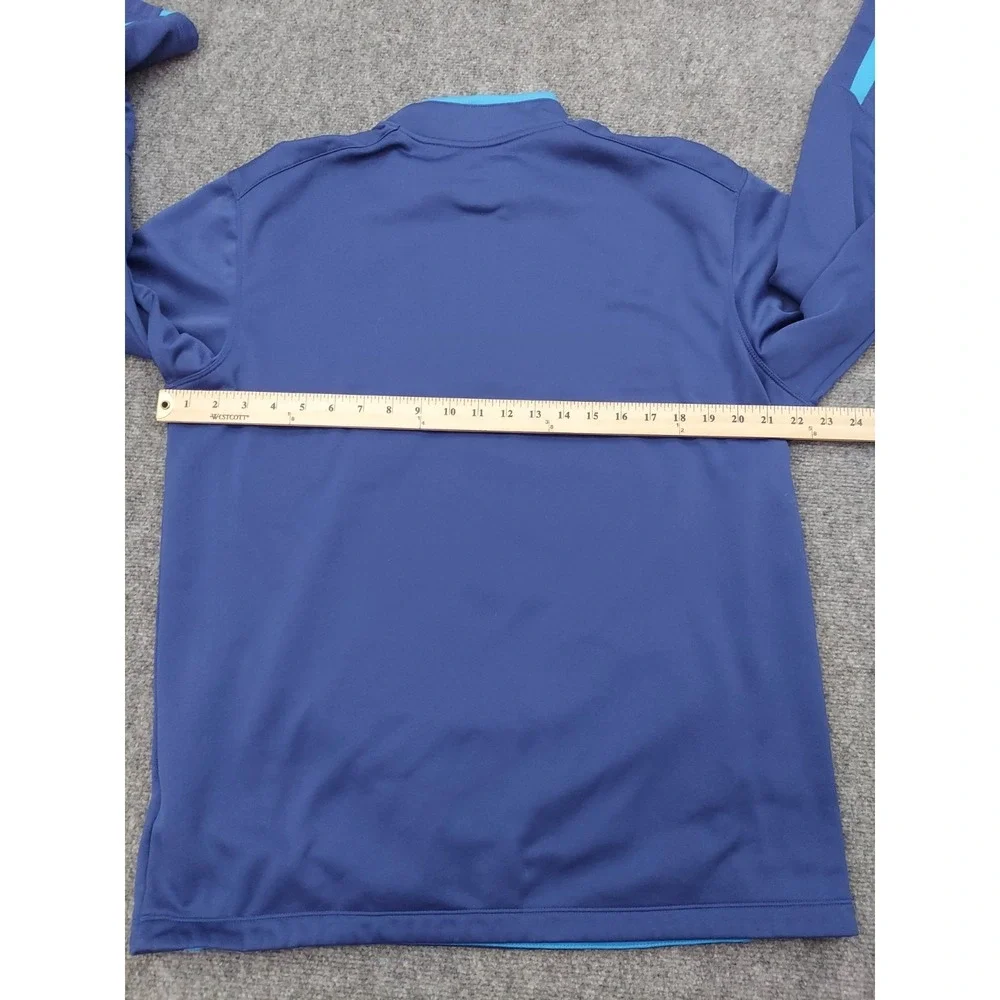 Kansas City Royals NIKE Pullover Mens Large Blue Golf Tour Performance Thermafit